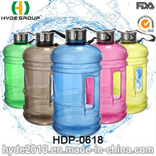 Jarro de agua plástico libre BPA popular 1.89L, botella de agua plástica 2.2L con la manija (HDP-0618)
